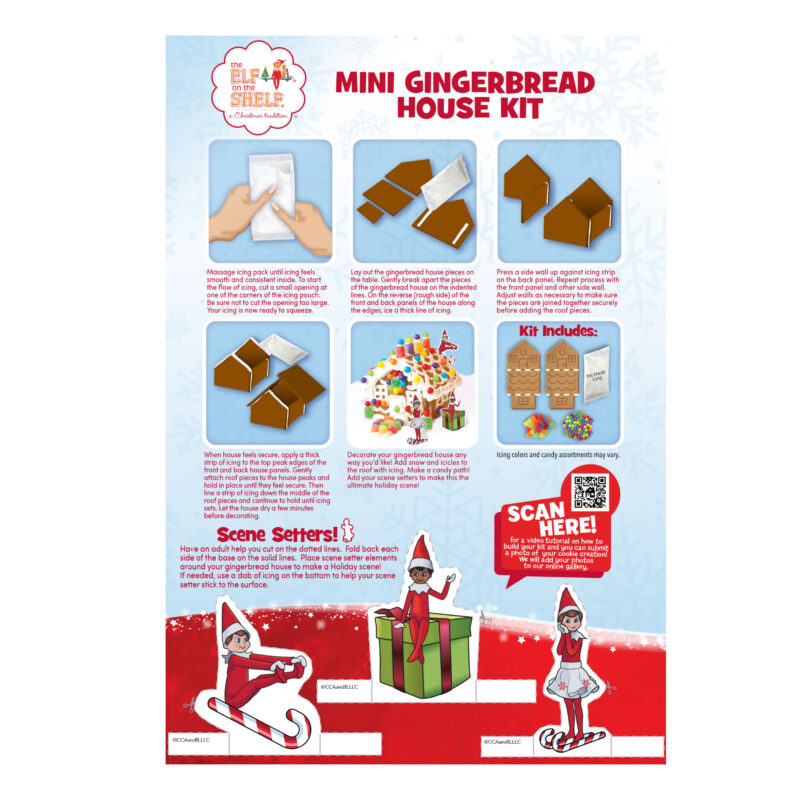 Elf on the Shelf Mini Gingerbread House Kit – The Cookie Jar