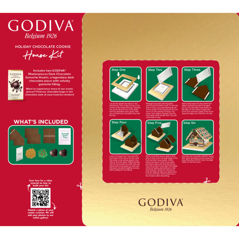 GODIVA® Chocolate Holiday House Kit The Cookie Jar