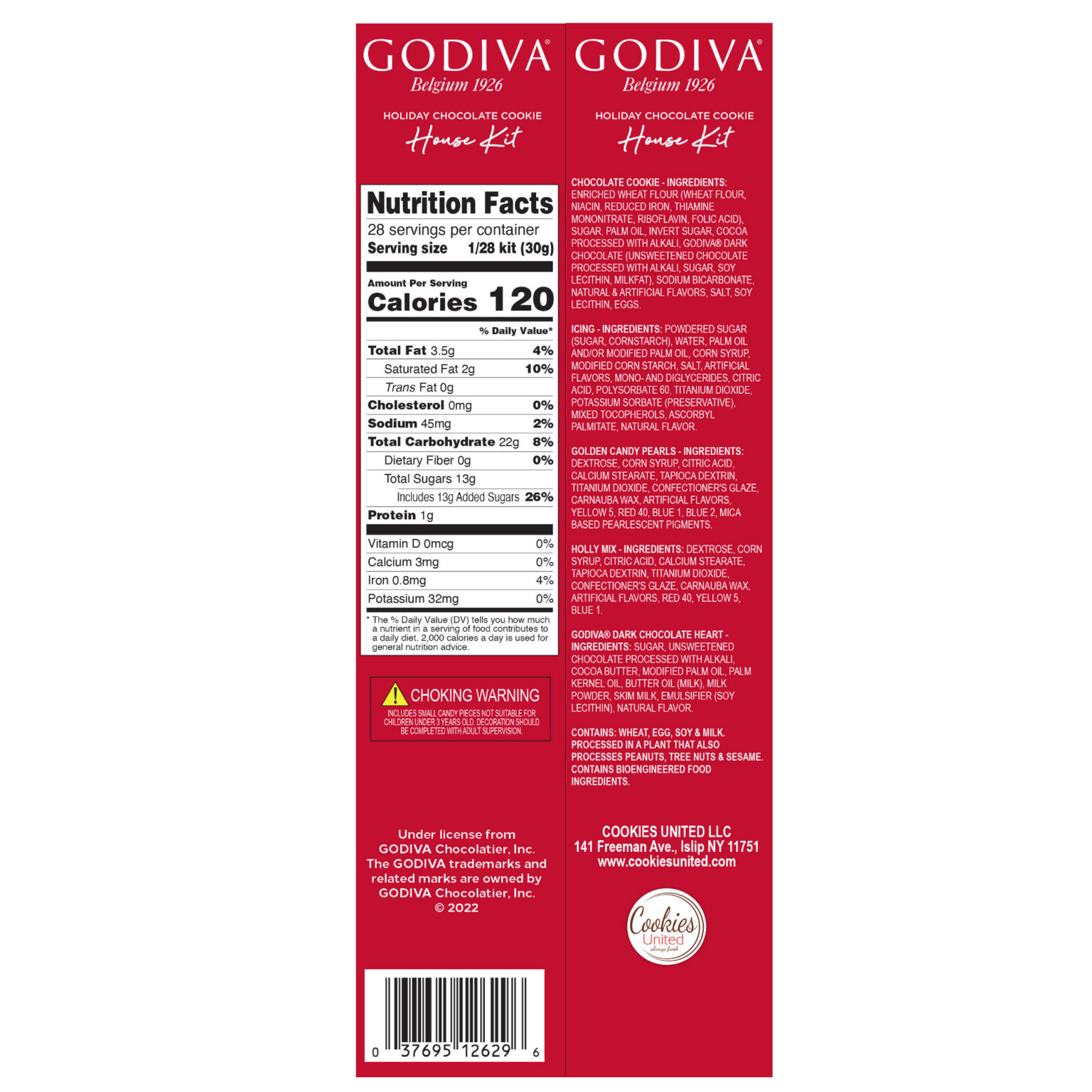 GODIVA® Chocolate Holiday House Kit The Cookie Jar