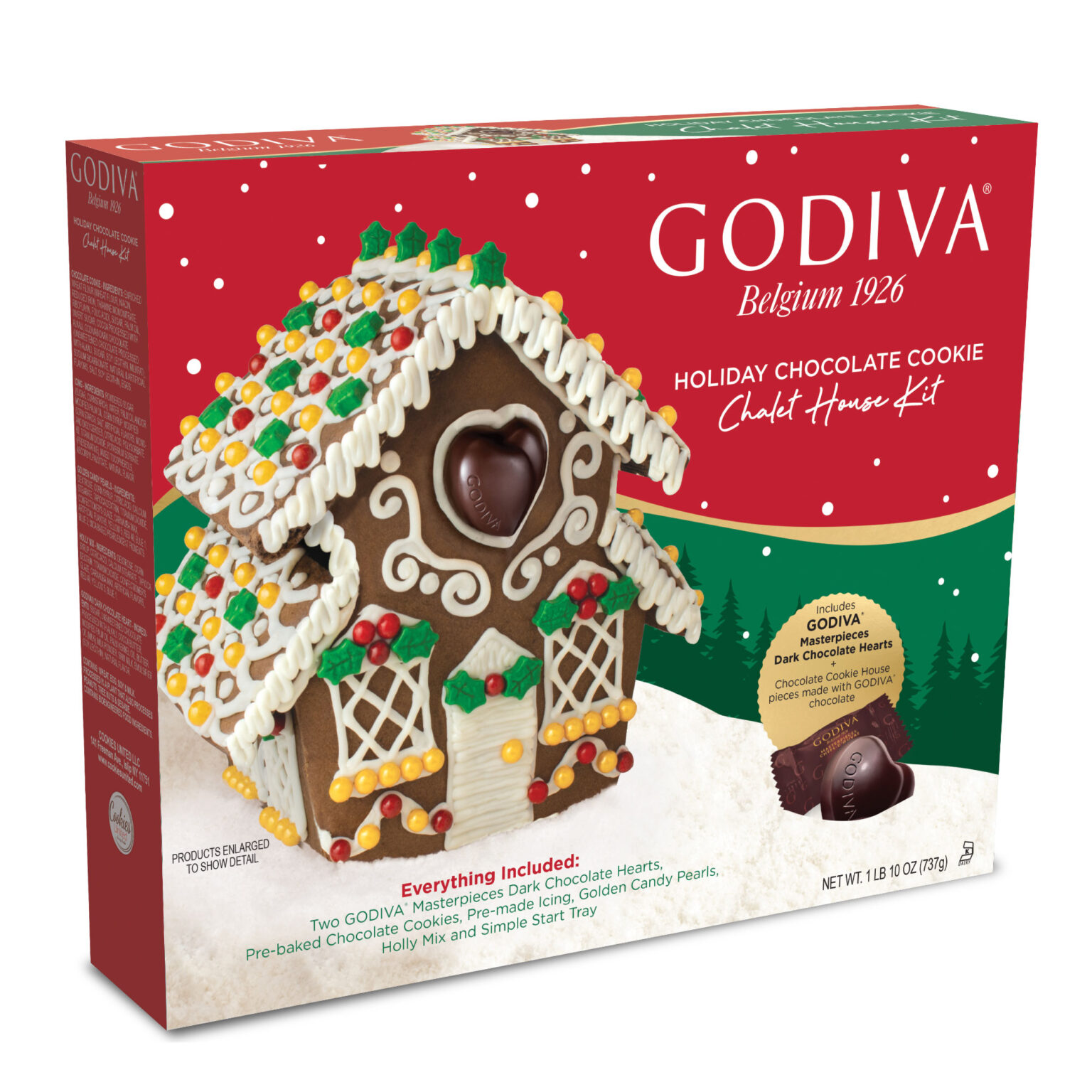 GODIVA® Chalet Chocolate House Kit The Cookie Jar