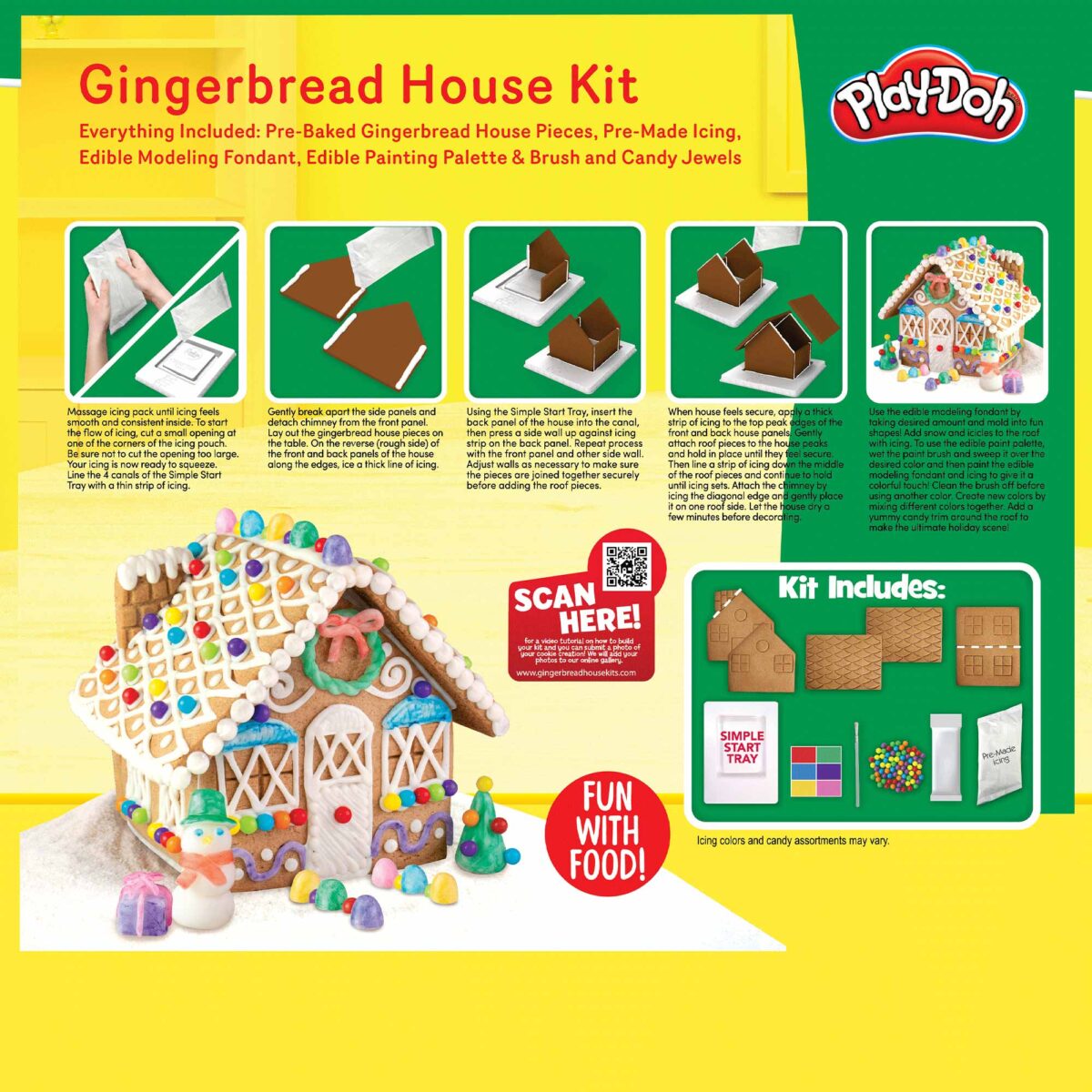 PlayDoh Gingerbread House Kit The Cookie Jar