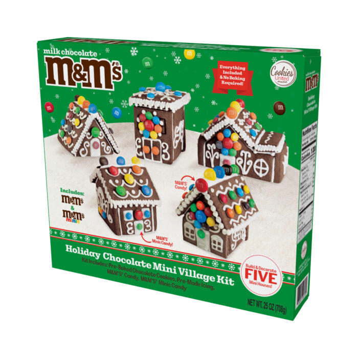 M&M Holiday Chocolate Village Kit